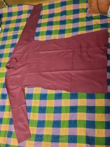 Maroon Kurta