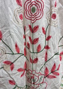 Max Embroidered White Summer Dress