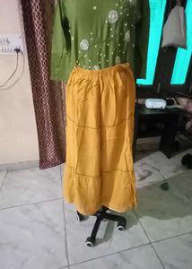Kurti And Skirt