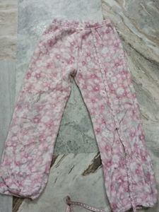Cozy Floral Fleece Pajama Pants