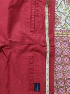 Red Cotton Shorts for Women