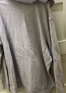 GAP Grey Plaid Logo Hoodie