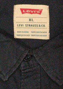 Levi's Black Corduroy Button-Up Shirt