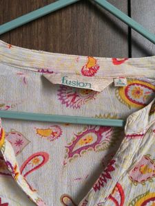 Boho Paisley Print Kurta
