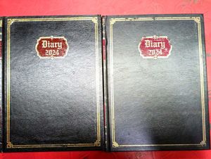 Brand New Golden Personal Diary. Pack Of 2