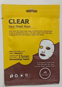 Cosderma Clear Face Sheet Mask