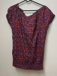 Floral Purple Top