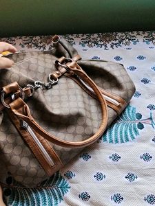 Stylish Brown Monogram Handbag