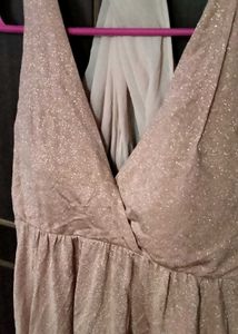 Sparkly Halter Neck Mini Dress