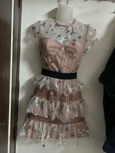 Stunning Embellished Tiered Dress