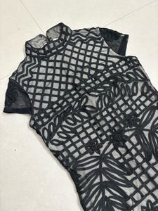 Elegant Black Lace Dress