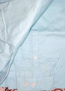 Peter England Men's Light Blue Shirt 44/XXL