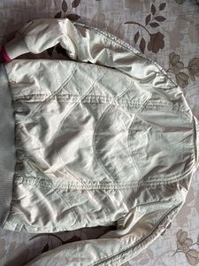Stylish White Padded Jacket