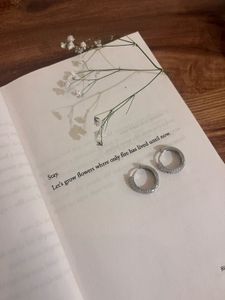 Sparkling Hoop Earrings