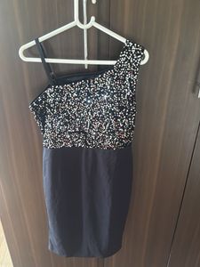 Sequin One-Shoulder Party Dress
