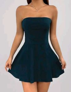 Strapless Fit and Flare Dress