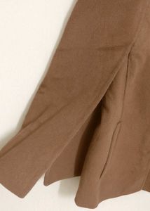 Elegant Brown Cape Jacket
