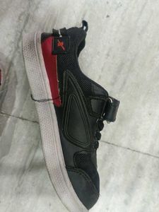 Sparx Black Sneakers