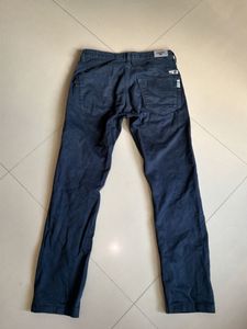Men's Navy Blue Casual Pants