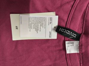 H&amp;M Ribbed Pink Top