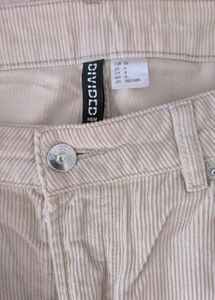 Corduroy Wide-Leg Pants
