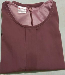 Elegant Ruffled Sleeve Top &amp; Culottes