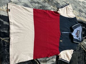 Color Block Polo Shirt