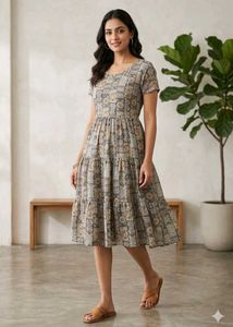 Women's Traditional Geometric & Mandala Print Tier