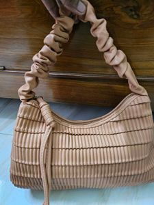 Stylish Ruched Handle Shoulder Bag
