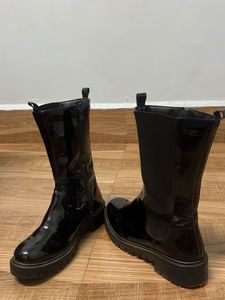Black Patent Boots