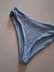 M Baby Blue High Waisted Bikini Bottom