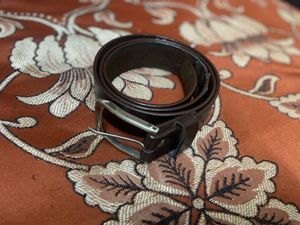 WOODLAND ORIGINAL BROWN LEATHER BELT