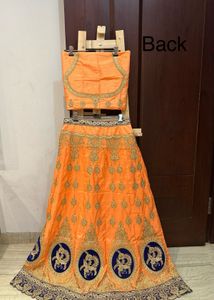 Brand New Semi Stitched Embroidered Lehenga Choli