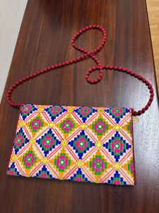 Embroidered Sling Bag
