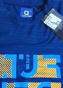Alpha Tribe Blue T-Shirt new no use