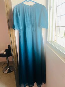 Offer-Elegant Teal Midi Dress(bodycon)