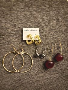 Earrings Combo (4 Pairs) | Cute & Trendy |  ₹100 D
