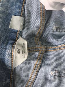 H&amp;M Light Wash bootcut Cargo Jeans