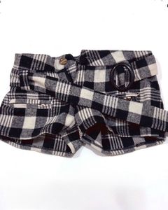 Plaid Belted Shorts (with free top)
