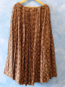 Elegant Brown Lehenga with heavy Dupatta