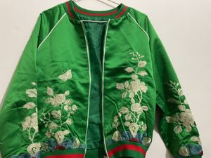 Green baseball jacket