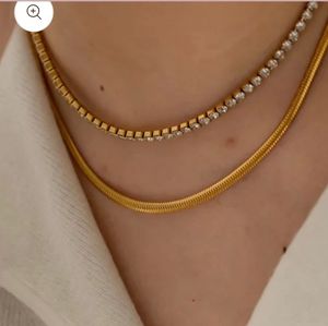 Swashaa Elegant Layered Gold Chain Necklace