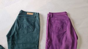 Combo - Jealous 21 Slim Fit Jeans👖- Teal &amp; Purpl