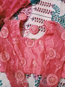 Full Flear Lehnga With Belt Dupatta