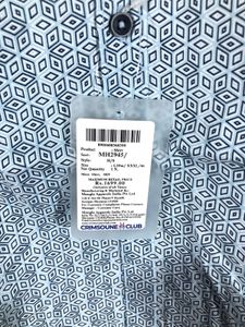 Sky Blue Printed Shirt (Men’s)