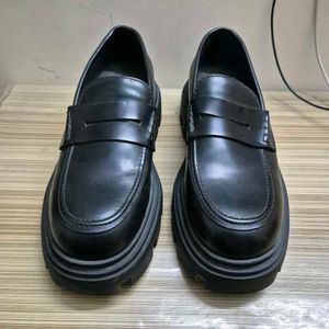 Zara Chunky Black Loafers.