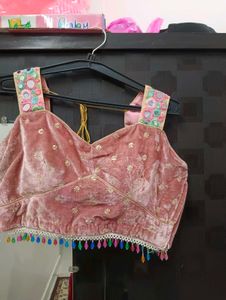 Stunning Pink Embroidered Lehenga Choli
