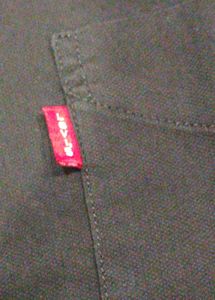 Levi's Black Corduroy Button-Up Shirt