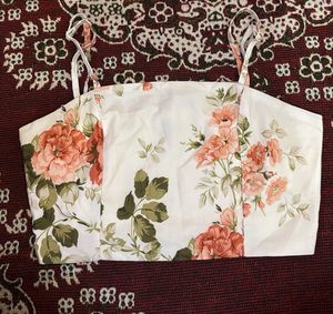 Floral Print Skirt and top