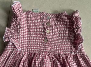 Cute Cherry Gingham Dress